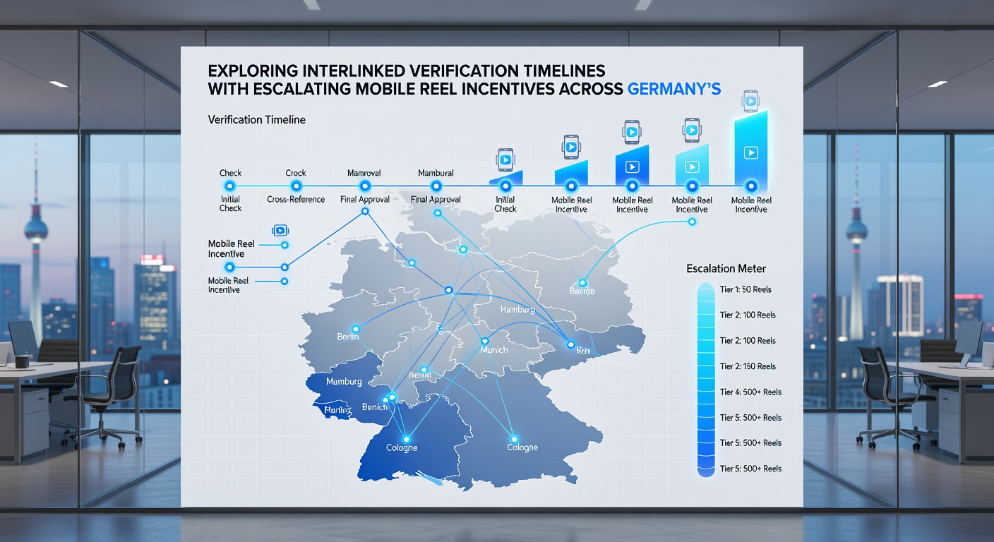 Illustration eskalierender mobiler Reel-Belohnungen nach Verifizierungsabschluss in regulierten deutschen Netzwerken
