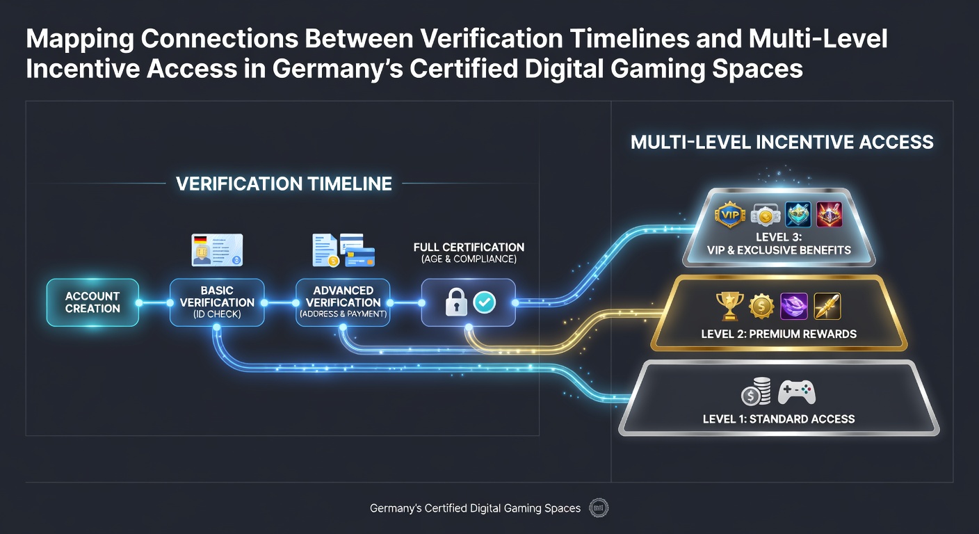 Übersicht über Verifizierungsprozesse und gestaffelte Anreize in regulierten deutschen Gaming-Plattformen