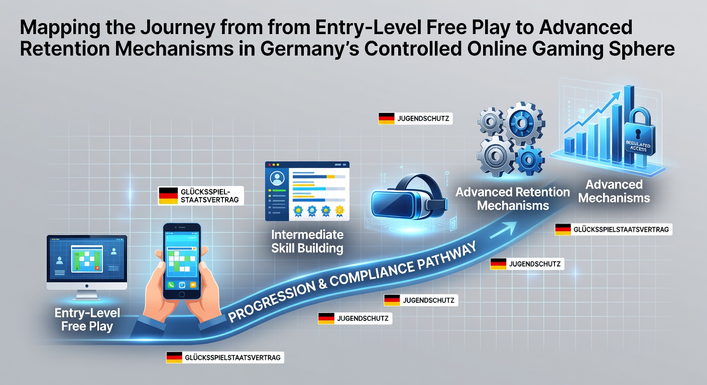 Darstellung des Übergangs von einfachen Freispiel-Angeboten zu komplexen Loyalitätsstrukturen in deutschen Online-Casinos