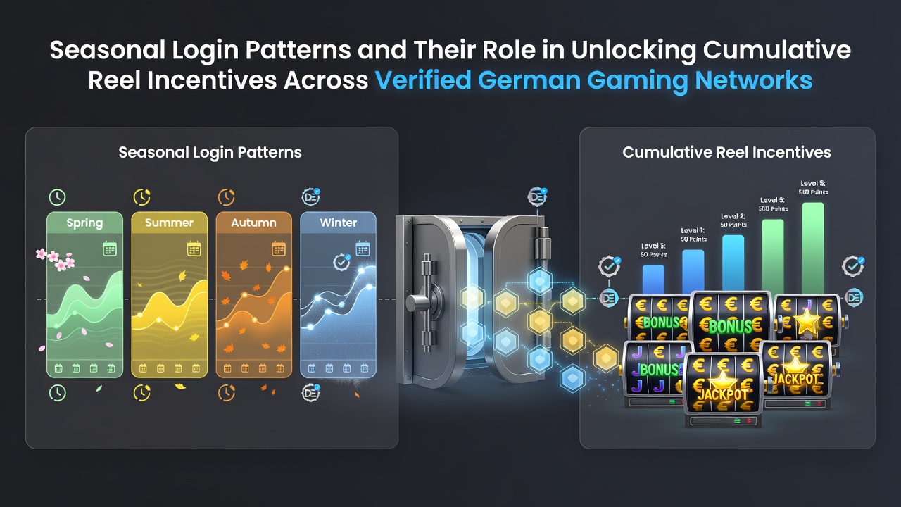 Darstellung saisonaler Login-Muster auf verifizierten deutschen Gaming-Plattformen mit Fokus auf kumulative Reel-Anreize